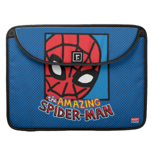 Pop Spider-Man Block with Logo Sleeve For MacBook Pro