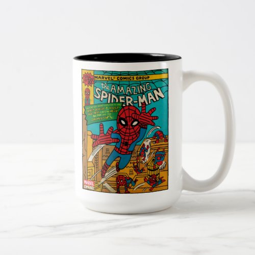 Pop Spider_Man Comic Cover 186 Two_Tone Coffee Mug