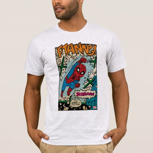 Pop Spider_Man Comic Strip T_Shirt