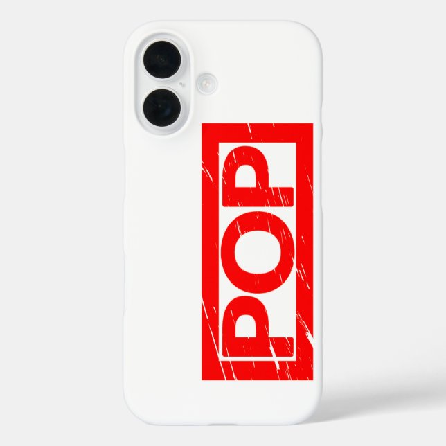 Pop Stamp Case-Mate iPhone Case (Back)