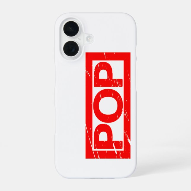 Pop Stamp Iphone Case (Back)