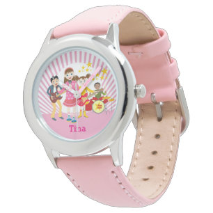 Pop star girl birthday party watch