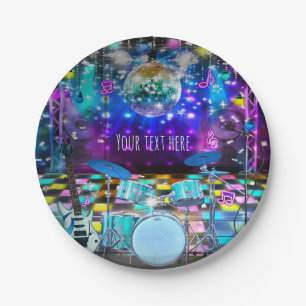 POP STAR PARTY Birthday Musical Dance Paper Plates