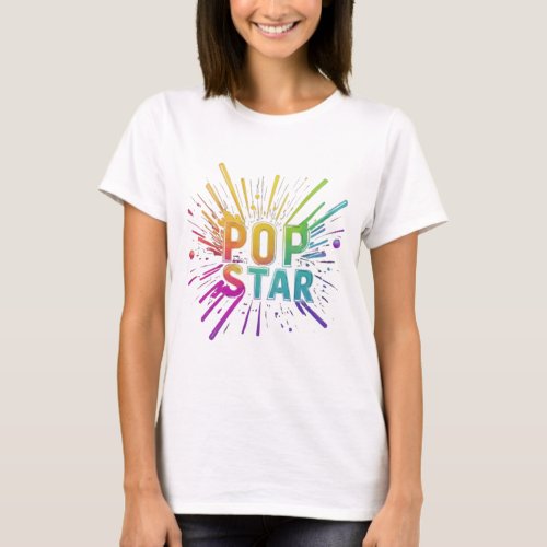 Pop Star Retro_Inspired T_Shirt Design