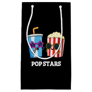 Pop Stars Funny Snack Pun Dark BG Small Gift Bag