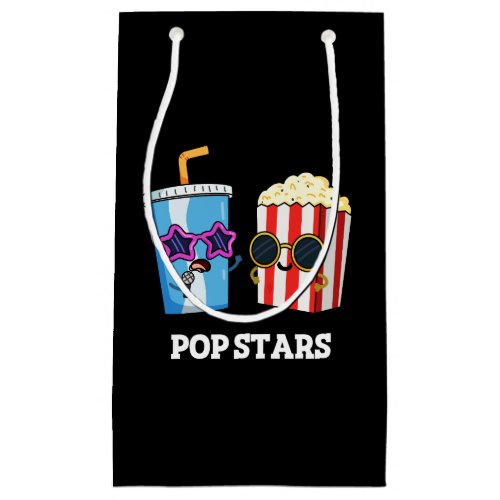 Pop Stars Funny Snack Pun Dark BG Small Gift Bag