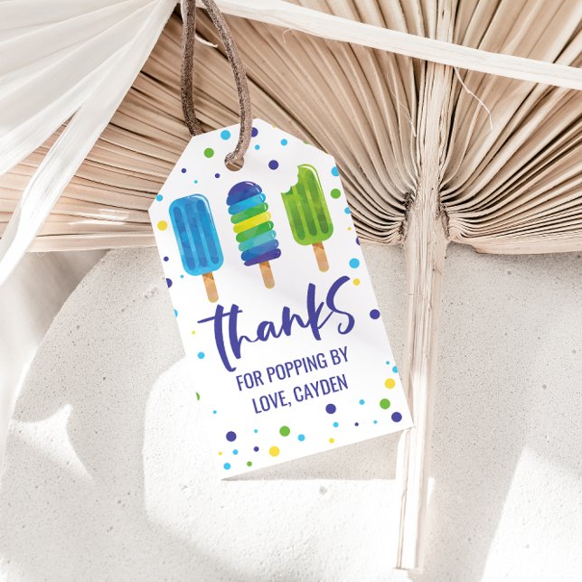 Pop Summer Birthday Gift Tags (Creator Uploaded)