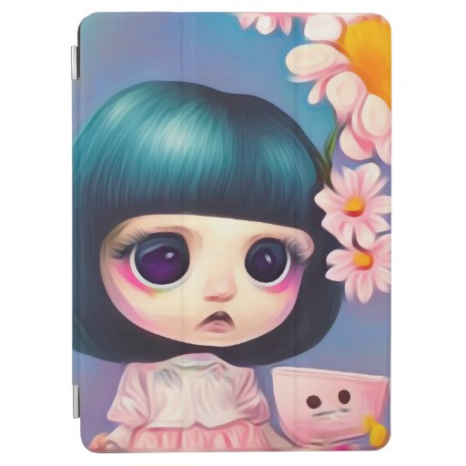 Pop Surrealism Big Eye Doll iPad Air Cover