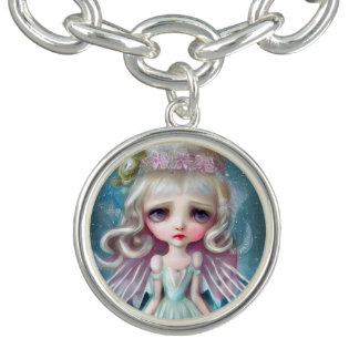 Pop Surrealism Blond Girl Bracelet