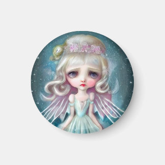Pop Surrealism Blond Girl Magnet