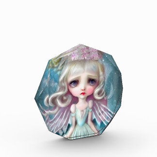 Pop Surrealism Blond Girl Photo Block
