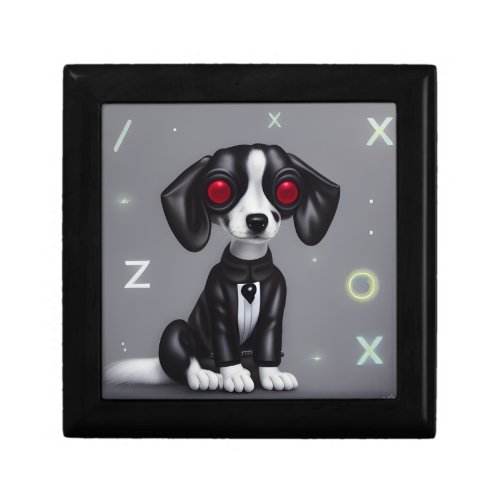 Pop Surrealism Dog in Suit Gift Box