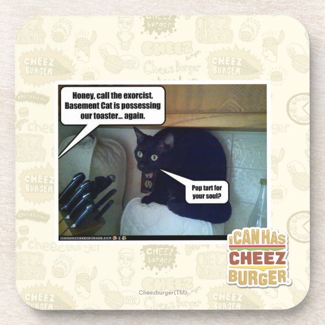 Pop tart for your soul? drink coaster (Front)