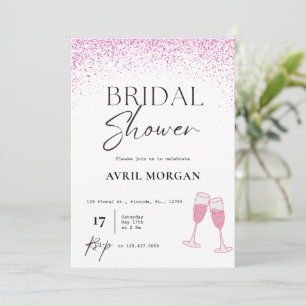 Pop the Bubbly: A Bridal Shower Celebration Invitation