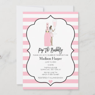 Pop the Bubbly Bridal Shower Invitation