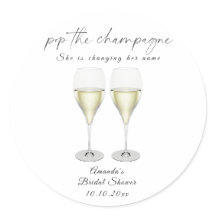 Pop the Champagne Bridal shower