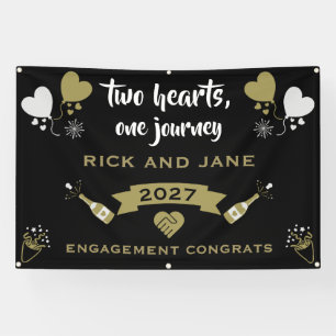 Pop The Champagne Celebration Party Banner