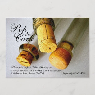 Pop the Cork Invitation