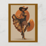 POP THEM FANS BROWN #1 POSTCARD