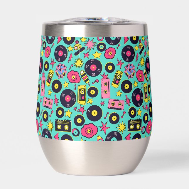 Pop Themed Water Bottle Insulated Tumbler (Front)