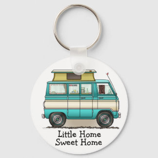 Pop Top Van Camper Keychain