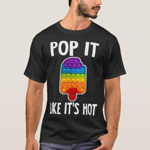 Pop Toy Anxiety Autism Unicorn Adhd Fidget T_Shirt