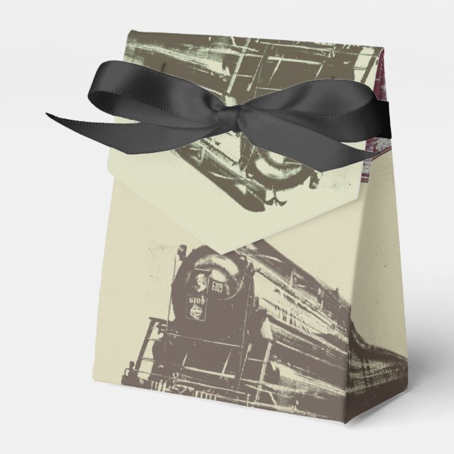 Pop Train Favor Boxes (Front Side)