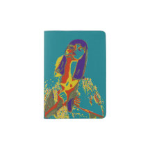 POP TURQUOISE passport holder