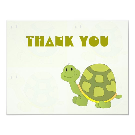 Pop Turtle Thank You Notes Card | Zazzle.com