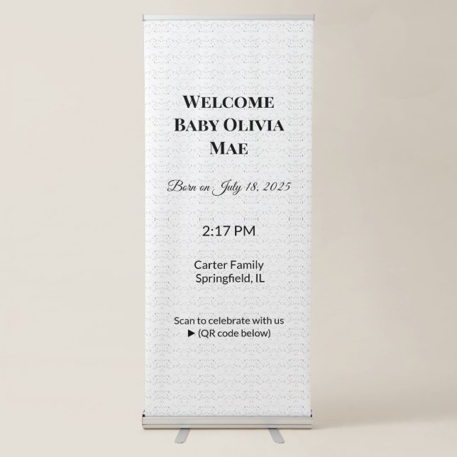 Pop Up Banner Stand | Retractable Roll Up Display (Front)