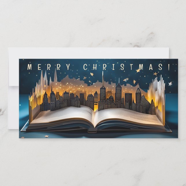 Pop-up Book City at midnight 2 Merry Christmas FC (Front)