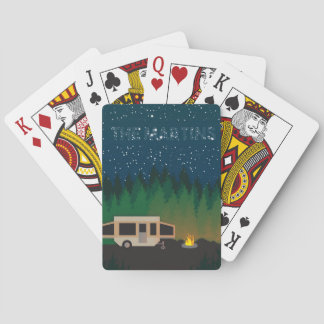 Pop Up Camping Under The Stars- Martin Poker Cards