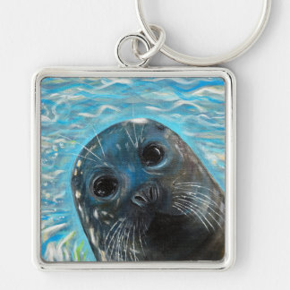 Pop Up Seal Painting Keychain