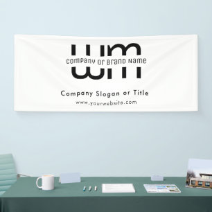 Pop Up Shop Black Modern Business Backdrop Banner