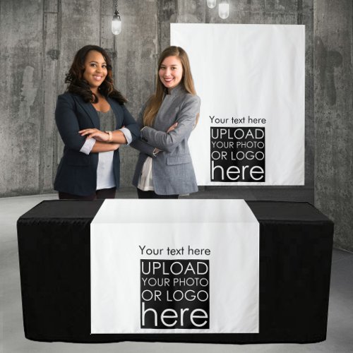 Pop Up Shop Table Banner Vendor Business Logo Tapestry