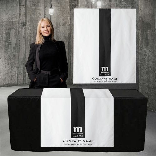 Pop Up Shop Table Runner Banner Business Logo  Tapestry