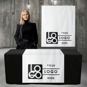 Pop Up Shop Table Runner Banner Market Booth Logo Tapestry