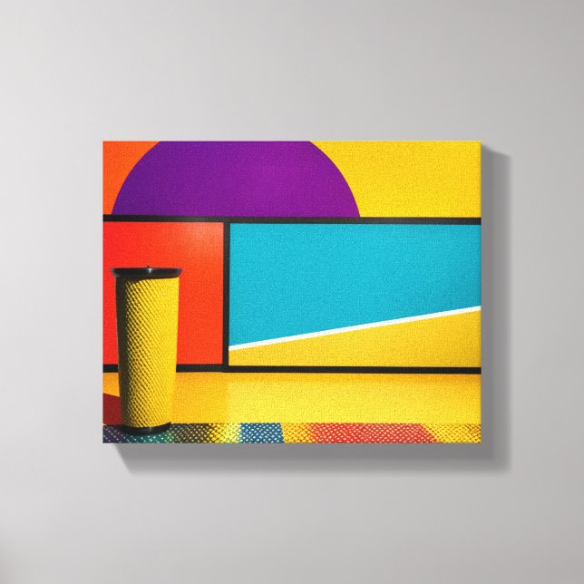 Pop Vibes Frame Canvas Print (Front)