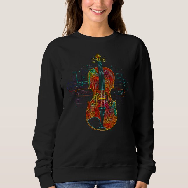 Pop Violin Sweatshirt (Front)