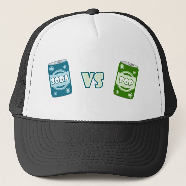 Pop vs Soda Trucker Hat (Front)