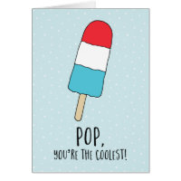 Pop You're The Coolest | Father's Day Card