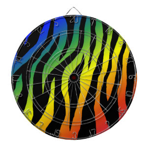 Pop Zebra Dartboard With Darts