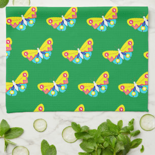 PopArt Butterfly Kitchen Towel