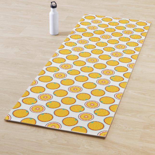 PopArt Citrus Yoga Mat (In Situ)