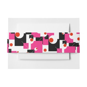 Popart Envelope Bands Invitation Belly Band by DigiGraphics4u at Zazzle