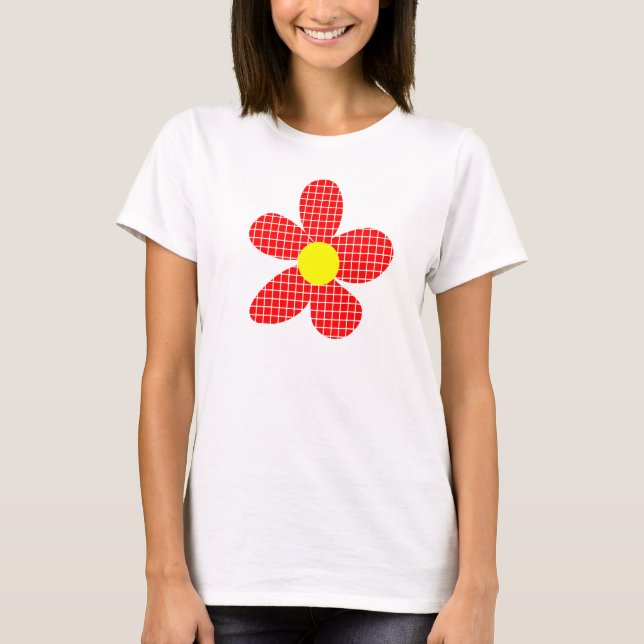 Popart Flower - Customized T-Shirt (Front)