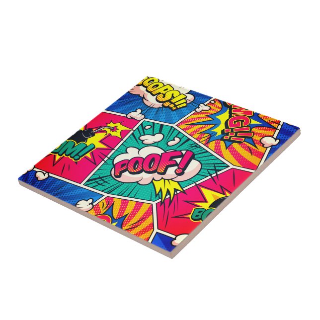 PopBurst Ceramic Tile (Side)