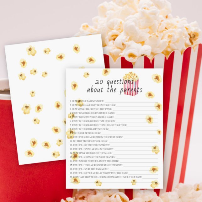 Popcorn - 20 questions about the Parents (Creator Uploaded)