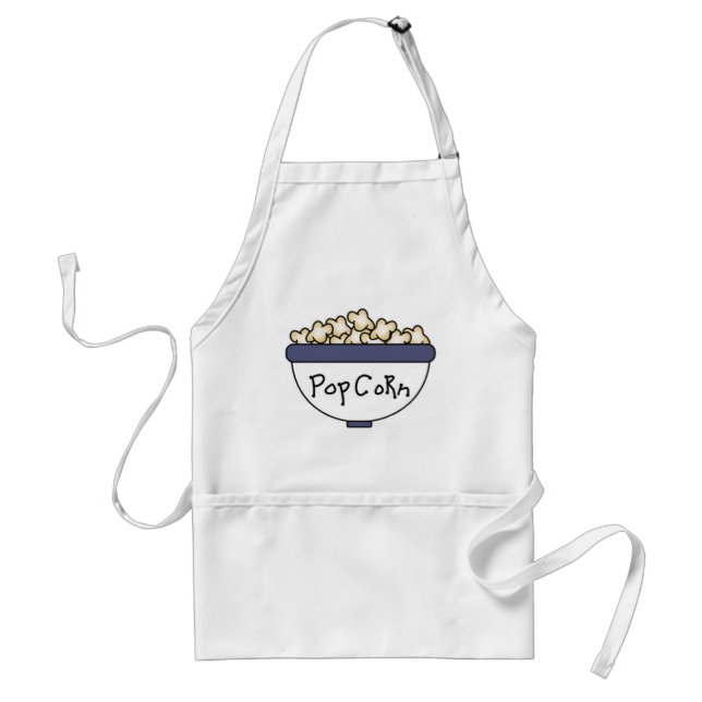 popcorn adult apron (Front)