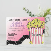 Popcorn and a Movie Invitation (Standing Front)